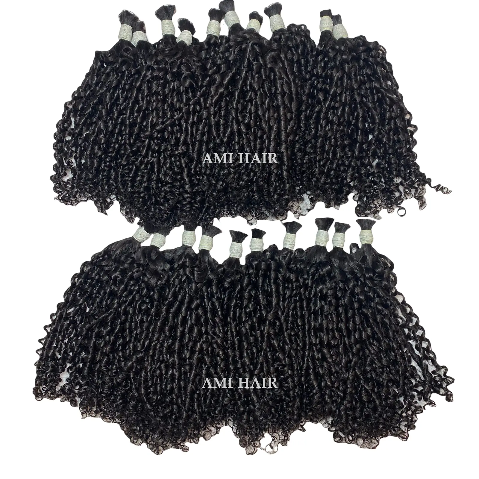 Pixie Curl Bulk Human Hair For Braiding